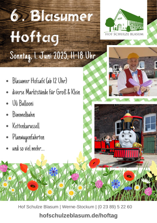 Flyer Blasumer Hoftag 2025